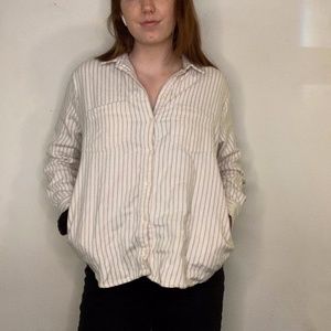 MADEWELL striped flannel shirt